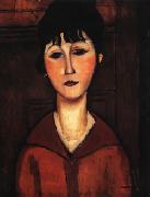 Amedeo Modigliani Ritratto di ragazza (Portrait of a Young Woman) oil on canvas